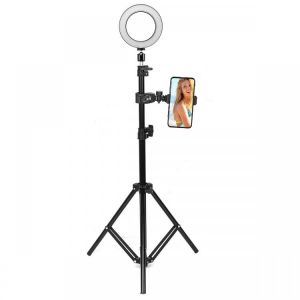 כל מה שיוטיוברים , גיימרים , ויזמי אינטרנט צריכים מבצעים חמים 16cm 2700K-5500K Dimmable USB LED Ring Light Universal Phone Holder Adjustable Tripod Stand for Makeup Selfie Video Youtube Blog